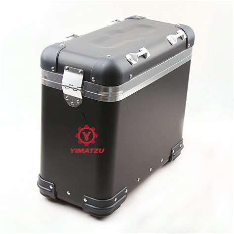 metal luggage box for bike|motorcycle side luggage box.